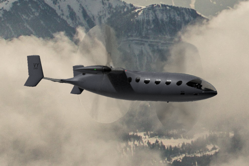 Transcend Air V-621 long-range hybrid-electric VTOL passenger and cargo concept design military aircraft Transcend Air V-621 long-range hybrid-electric VTOL passenger and cargo concept design military aircraft